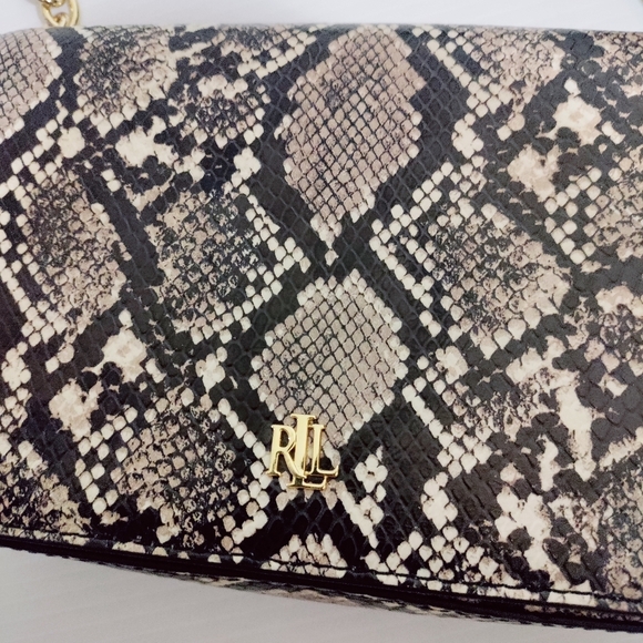 Ralph Lauren snake print crossbody bag - Picture 6 of 8